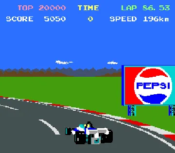 Pole Position II screen shot game playing